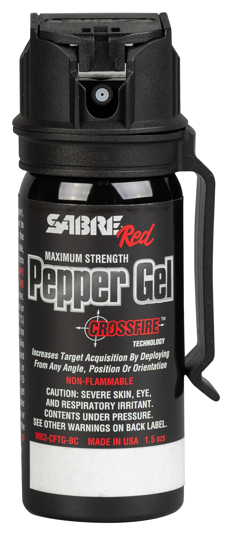 Sabre Crossfire Pepper Gel With Belt Clip | Cabela's